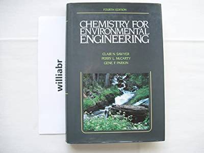 Chemistry for Environmental Engineering von McGraw Hill Higher Education